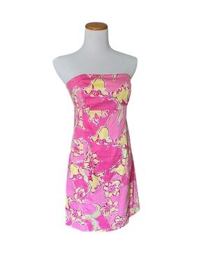 Lilly Pulitzer Blossom Hotty Pink Day Lilly Mini Dress